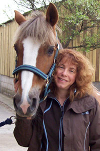 Mary Sharratt and Boushka, her Welsh mare